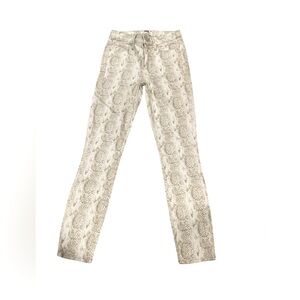 PAIGE Hoxton High Waist Ultra Skinny Jeans in Sonoran Snake Size 25